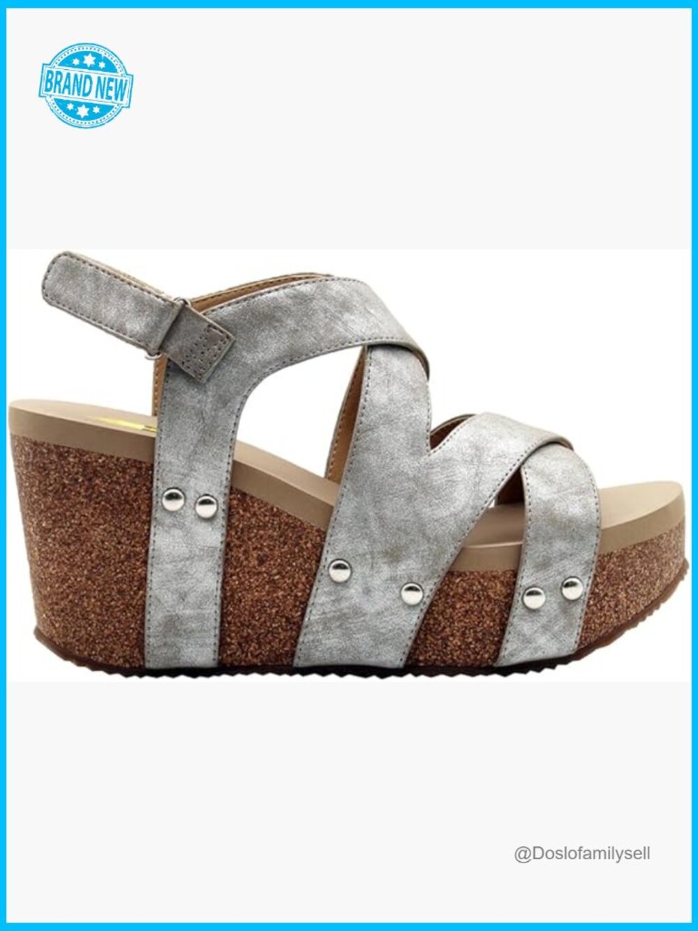Tory Wedge Sandals Slingback Platform Heels Open Toe Casual Summer